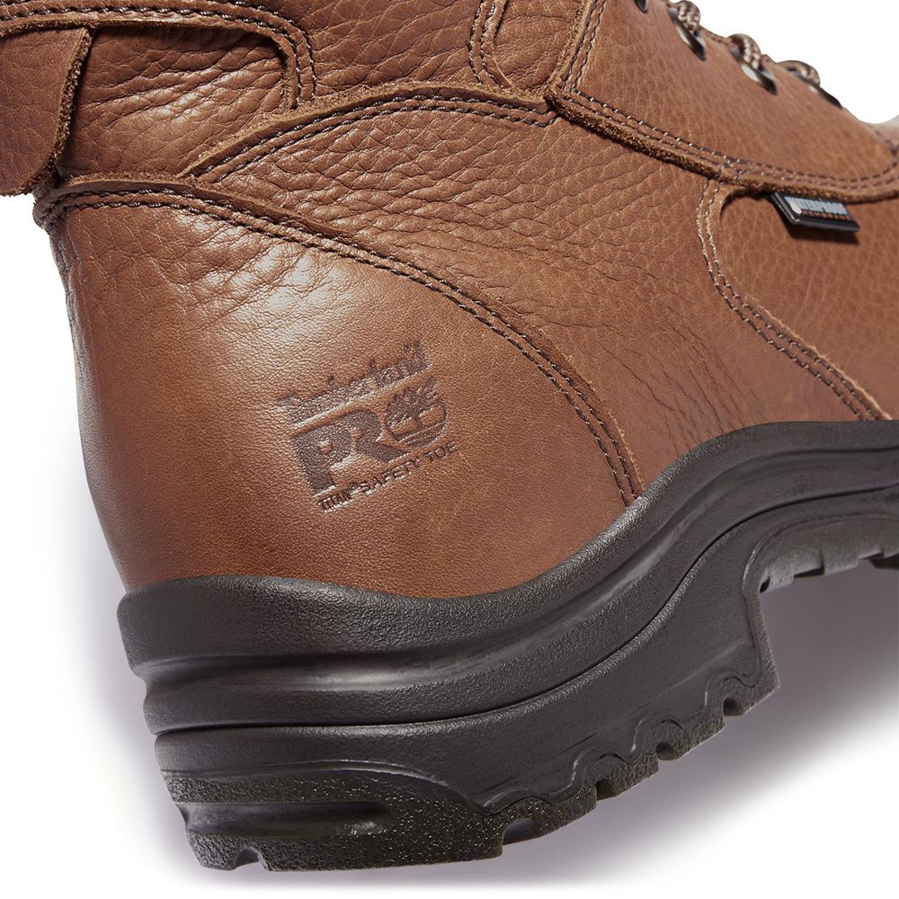 Botas de Trabajo Timberland Hombre Pro® Titan® 8\" Alloy Toe Marrones - Chile TBH-964715